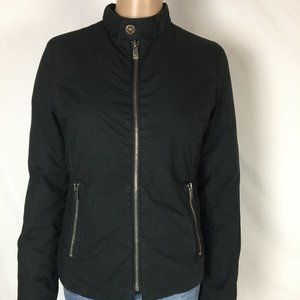 DIESEL Duck Down Black Cotton Puffer Jacket S